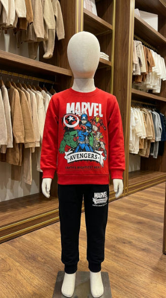 Detalle del estampado Marvel Avengers