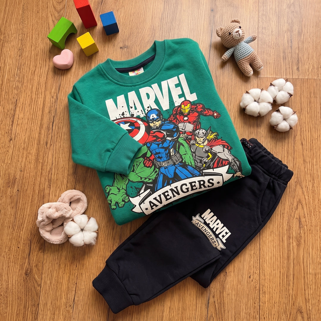 Conjunto Marvel Avengers Verde