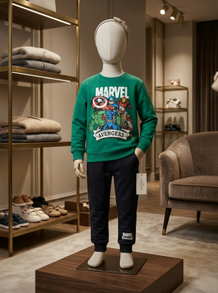 Conjunto Marvel Avengers Verde completo