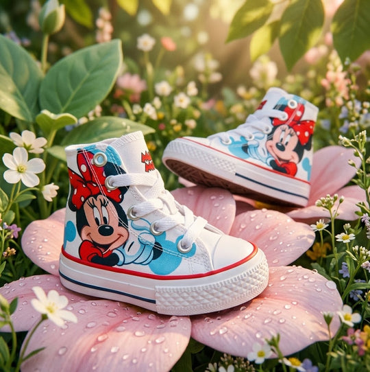 Tenis Minnie Mouse [Edición Especial]: El diseño unisex que los peques aman. Para todo tipo de aventura.