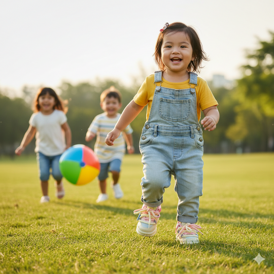 Ilumina su camino y cuida sus pasos con los Tenis de luz LED y soporte óptimo para niñas activas.