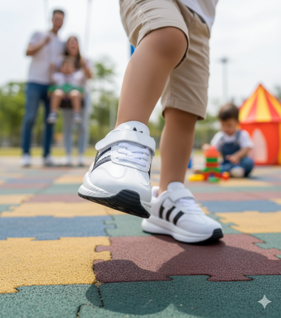 Los padres orgullosos no se conforman con lo común. Ellos eligen que sus hijos caminen con estilo, confianza y un futuro escrito por el calzado que usan.