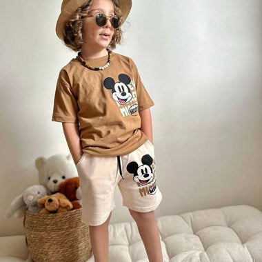 Mickey Marron Beige