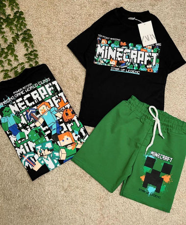 Minecraft Verde Negro