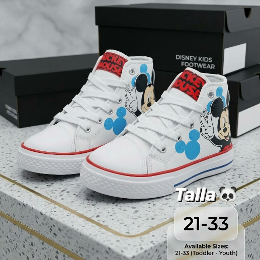 Tenis Minnie Mouse [Edición Especial]: El diseño unisex que los peques aman. Para todo tipo de aventura.